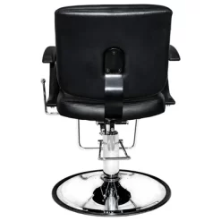 PureSana Chromium Vinyl Kyler 360 Degree Professional All Purpose Salon Chair With Adjustable Reclining Mechanism And Rotational Lock, Black -Home Style Deals Store GUEST 8a78c28f 17fe 49b2 b203 d7810840eb60