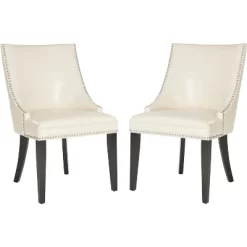 Afton 20"H Side Chair W/ Nail Heads (Set Of 2) - Safavieh -Home Style Deals Store GUEST 8ab5d02f 521a 457d a143 6bd092d9cf39
