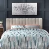 Queen Teagan Channel Upholstered Bed - Lifestorey