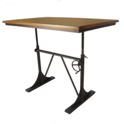 Miller Sit Or Stand Adjustable Desk Black - Carolina Chair & Table