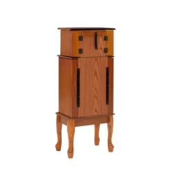 Marie Jewelry Armoire Oak - Powell Company -Home Style Deals Store GUEST 8bd5e431 2396 4b02 88e9 158668a5880b