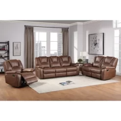 Katrine Manual Reclining Loveseat Brown - Steve Silver Co. -Home Style Deals Store GUEST 8c467a7b 6daf 407a b513 4b0860949713
