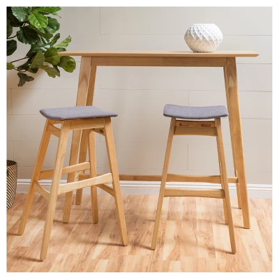 Emmaline 30" Barstool - (Set Of 2) - Christopher Knight Home 1 Emmaline 30" Barstool - (Set Of 2) - Christopher Knight Home