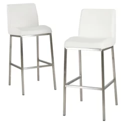 30" Vasos Bonded Leather Barstool Set 2ct - Christopher Knight Home -Home Style Deals Store GUEST 8e33dab8 471c 4dbc 87e7 e90d14d45927