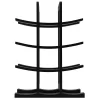 Oceanstar 12-Bottle Dark Espresso Wine Rack