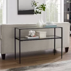 Ashton Console Table Matte Black - Crosley -Home Style Deals Store GUEST 8eab374e 0f51 4c36 a0cc e83ee428d1b8