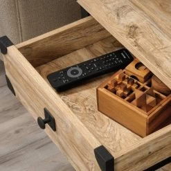 Steel River Side Table Distressed Brown - Sauder -Home Style Deals Store GUEST 8f096fd6 6300 412a 9682 51482d382a87