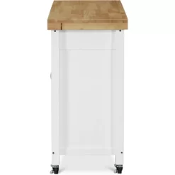 Denver Kitchen Cart White - ClickDecor -Home Style Deals Store GUEST 8faeff72 eb99 4a7d 9abc 1d1b14283baa