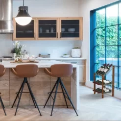 Life Story MyWinebar 9 Bottle Wine Holder Wood Frame Floor Storage Rack Display Stand With Tilted Top Shelf And 2 Flat Display Shelves -Home Style Deals Store GUEST 90d36319 bd72 4ace 8209 ef477f28be1a