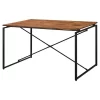 48" Jurgen Dining Table Oak/Black - Acme Furniture