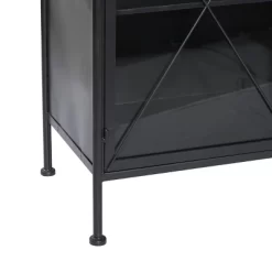 Industrial Metal Cabinet Black - Olivia & May -Home Style Deals Store GUEST 91d24b2e 4cdf 4817 ae69 7f06c4cd731b