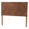 Queen Size Terrian Wood Headboard Ash Walnut - Baxton Studio