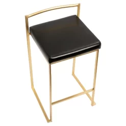 Set Of 2 27" Fuji Contemporary Counter Height Barstool - Lumisource -Home Style Deals Store GUEST 941697b4 7e21 4868 86bf f8500def9a1c