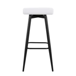 Set Of 2 Ale Faux Leather/Steel Barstools Black/White - LumiSource 12 Set Of 2 Ale Faux Leather/Steel Barstools Black/White - LumiSource -Home Style Deals Store GUEST 943caf87 bf2c 405d 899c 64468dc1abe2