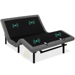 Best Choice Products Adjustable Bed Base For Stress Management With Massage, Remote Control, USB Ports -Home Style Deals Store GUEST 950e75d3 8d99 431d 8589 59173dcef068