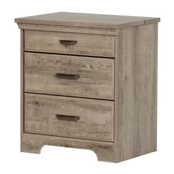 Flexible Nightstand With Charging Station And Drawers - South Shore -Home Style Deals Store GUEST 957167ec e7d8 4c54 b482 5059174ec45a