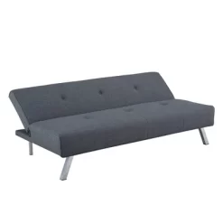 Sorenson Convertible Futon Sofa Bed Charcoal - Serta -Home Style Deals Store GUEST 96116005 8cbe 4278 b739 57b7badceeb5