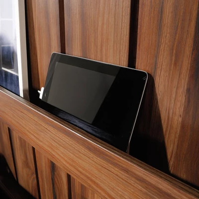 Queen Vista Key Headboard Blaze Acacia - Sauder 1 Queen Vista Key Headboard Blaze Acacia - Sauder