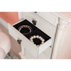 Obrecht Jewelry Armoire Off White - Powell Company -Home Style Deals Store GUEST 96b75a1e c685 4d48 85c5 77e80fad1b44