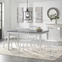 5pc Vida Rectangular Dining Set - Buylateral -Home Style Deals Store GUEST 97114901 f5ed 4878 bcb7 0c634bf8cbd9