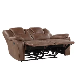 Katrine Manual Reclining Loveseat Brown - Steve Silver Co. -Home Style Deals Store GUEST 974e7231 dd73 448f 93ab c403d089b9ad