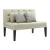 Mara Loveseat With 5 Pillows Taupe - Picket House Furnishings