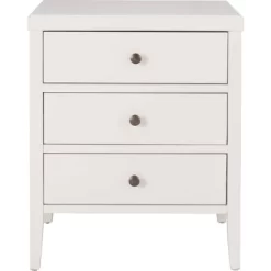 Finley Solid Wood 3 Drawer Nightstand - ClickDecor -Home Style Deals Store GUEST 991f316e 06e8 4e08 950d 3871578d7803