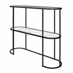 Moon Phases Console Table White Marble/Glass - Mr. Kate -Home Style Deals Store GUEST 9a8a4e25 846a 4f4d a1e9 1da0f4693abd