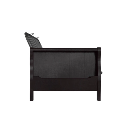 Full Brayden Wood Arm Futon Frame Espresso - Room & Joy 6 Full Brayden Wood Arm Futon Frame Espresso - Room & Joy - Image 6
