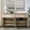 4 Door Reeded Glass Storage Sideboard - Saracina Home
