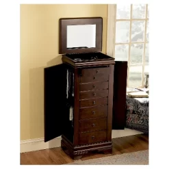 Josette Jewelry Armoire Cherry - Powell Company -Home Style Deals Store GUEST 9b543b78 e876 4ba2 b1ba eddbef8b4f44