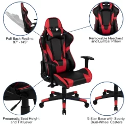 Flash Furniture Gaming Desk And Reclining Gaming Chair Set With Cup Holder And Headphone Hook -Home Style Deals Store GUEST 9c401bf1 4579 4987 b229 8b35a0ef3b81