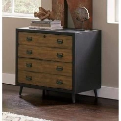 Payton Mid-Century Wood Lateral File Storage File Drawer Black - Martin Furniture -Home Style Deals Store GUEST 9c962a07 80f6 436b a7b3 b74df659ad24