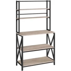 Yaheetech 5-Tier Kitchen Baker's Rack Utility Storage Shelf With 5 Shelves & Adjustable Feet -Home Style Deals Store GUEST 9ce8c636 08aa 4091 961c 120c98a14af8
