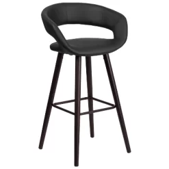 Merrick Lane Wood Ultramodern Bar Counter Stool With Upholstered Seat -Home Style Deals Store GUEST 9d17850d cccc 4a43 b121 13e117bb840e