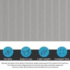 Continental Sleep, 0.75-Inch Standard Mattress Support Wooden Bunkie Board/Slats With Covered -Home Style Deals Store GUEST 9f51a2cc e651 40de 8b76 9edc21400eca