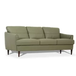 83" Helena Sofa Moss Green Leather - Acme Furniture -Home Style Deals Store GUEST a121d4ed b696 4fab a28e a4d223fcb6e7
