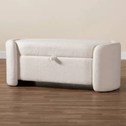 Oakes Boucle Upholstered Storage Bench Ivory - Baxton Studio 7 Oakes Boucle Upholstered Storage Bench Ivory - Baxton Studio -Home Style Deals Store GUEST a1549988 8a3d 4885 84eb 6d42eaa4521b