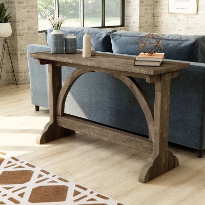 Jobrin Double Pedestal Console Table - MiBasics 7 Jobrin Double Pedestal Console Table - MiBasics - Image 7
