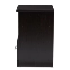 Odelia Modern And Contemporary Finished 1 Drawer Nightstand Dark Brown - Baxton Studio -Home Style Deals Store GUEST a515d8d2 0eb5 402f 9079 dffa14780395
