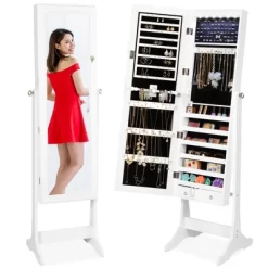 Best Choice Products 6-Tier Standing Mirror Lockable Storage Organizer Cabinet Armoire W/ LED Lights 14 Best Choice Products 6-Tier Standing Mirror Lockable Storage Organizer Cabinet Armoire W/ LED Lights -Home Style Deals Store GUEST a53662f6 4fa4 45c3 8f56 c19a4ce03288