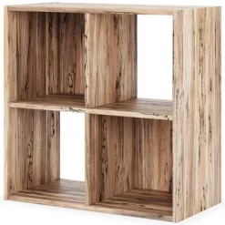 23.82" Piperton 4 Cube Organizer Natural - Signature Design By Ashley -Home Style Deals Store GUEST a592ee7d 994b 4331 9dee 89f5c65d67af