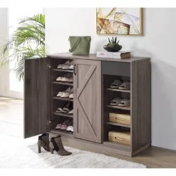 Toski Cabinet Rustic Gray Oak - Acme Furniture -Home Style Deals Store GUEST a5bc8b85 a940 4770 a6e0 4cb1c266d757