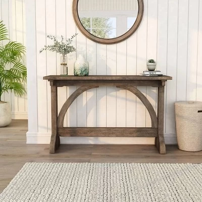 Jobrin Double Pedestal Console Table - MiBasics 1 Jobrin Double Pedestal Console Table - MiBasics