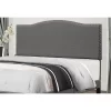 Kiley Upholstered Headboard King Stone Fabric Metal Headboard Frame Not Included - Hillsdale Furniture