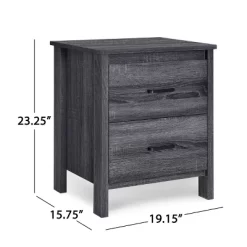 Set Of 2 Olimont Contemporary 2 Drawer Nightstands Sonoma Gray Oak - Christopher Knight Home -Home Style Deals Store GUEST a662a1f2 c193 43e0 adf7 ce0cb080add0
