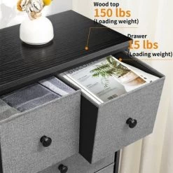 REAHOME 9 Drawer Steel Frame Bedroom Storage Organizer Chest Dresser With Waterproof Top, Adjustable Feet, And Wall Safety Attachment -Home Style Deals Store GUEST a759c083 c7a4 41ff a17b aaf7bbba9817