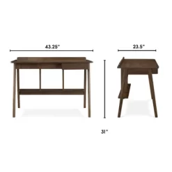 Darren Writing Desk Brown - Finch -Home Style Deals Store GUEST a7667f87 9933 43f9 a106 95980e6684e2