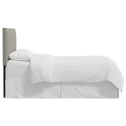 Arcadia Nailbutton Metallic Upholstered Headboard Groupie Pewter - Skyline Furniture -Home Style Deals Store GUEST a85cc6bd 54e5 4d02 8807 3662aaa66ef4