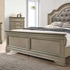 3pc Kritan Bed With 2 Nightstands Antique Warm Gray - HOMES: Inside + Out -Home Style Deals Store GUEST a88fbaf3 b3a5 4504 b02a 46c155905fb9
